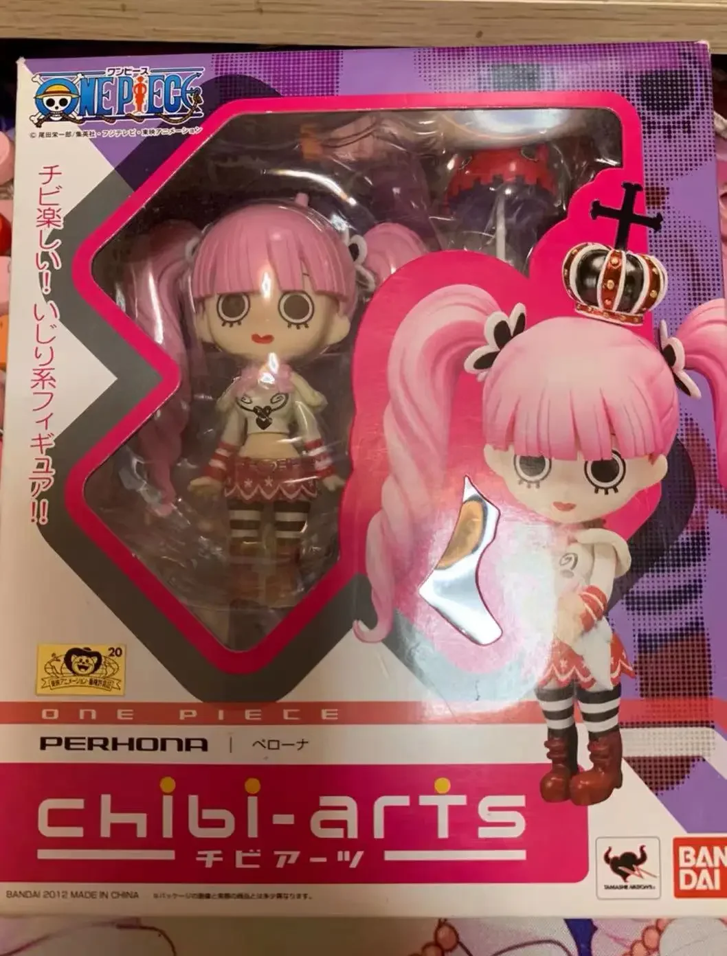 Original Genuine Bandai chibi arts Nami Boa Hancock Tony Tony