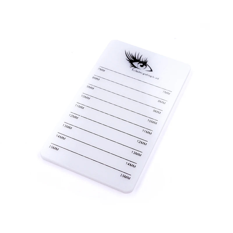 Beleza cílios acrílico placa de exibição enxertia mesa com escala florescimento coleção cabelo cola mesa para uso profissional