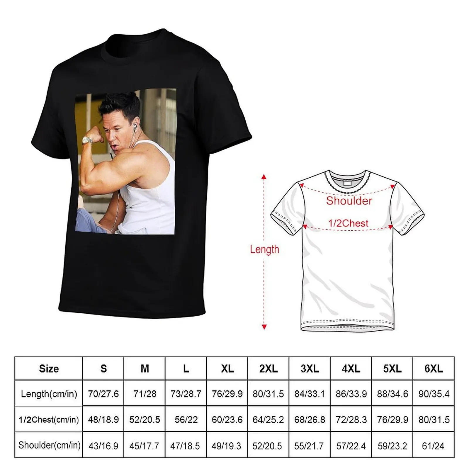 mark wahlberg T-Shirt Christmas Casual Tee Shirt