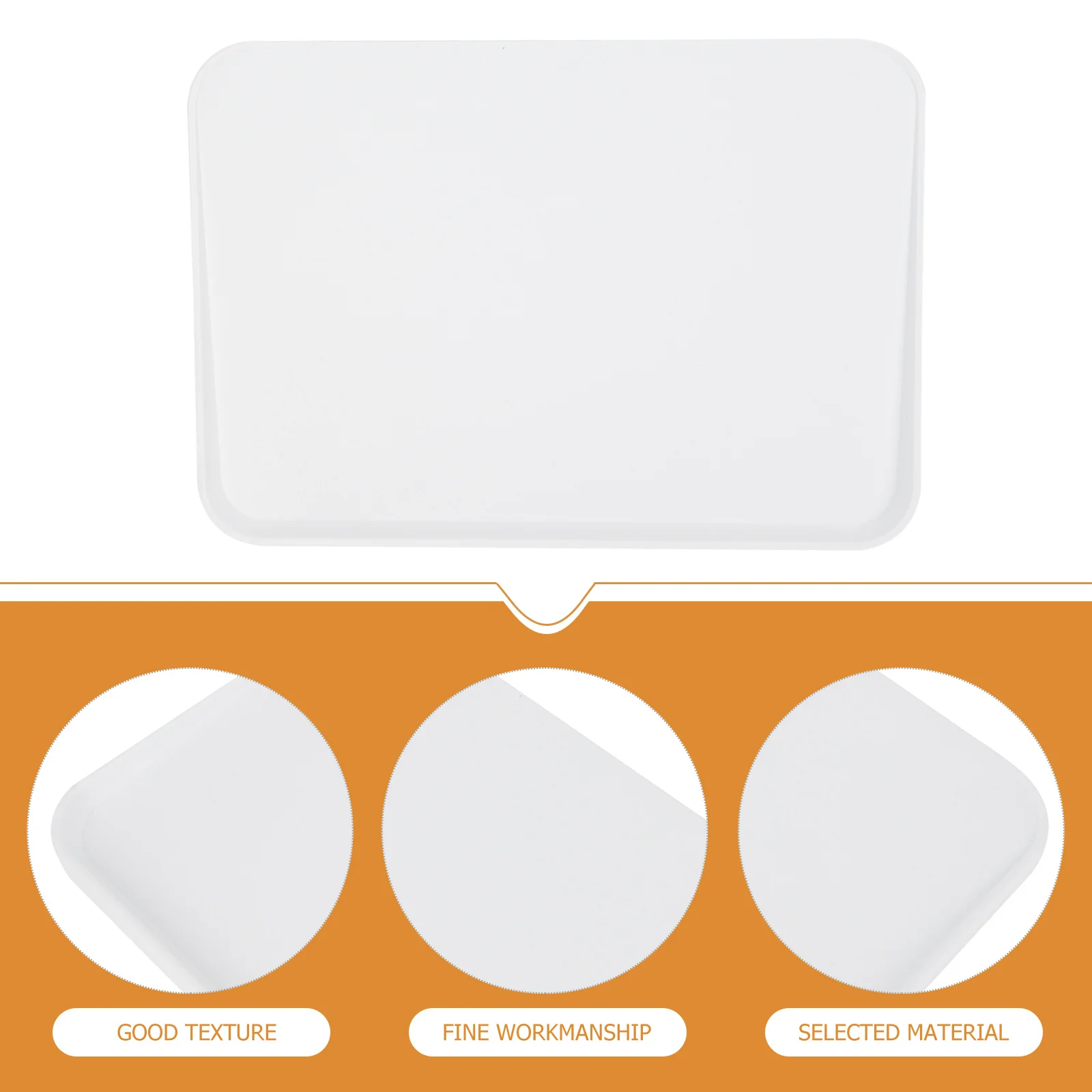 

1pc Pp Chopping Double-Sided Cutting Board Home Kitchen Tool Plastic Mincing Board For Meat Vegetable Separation Slope