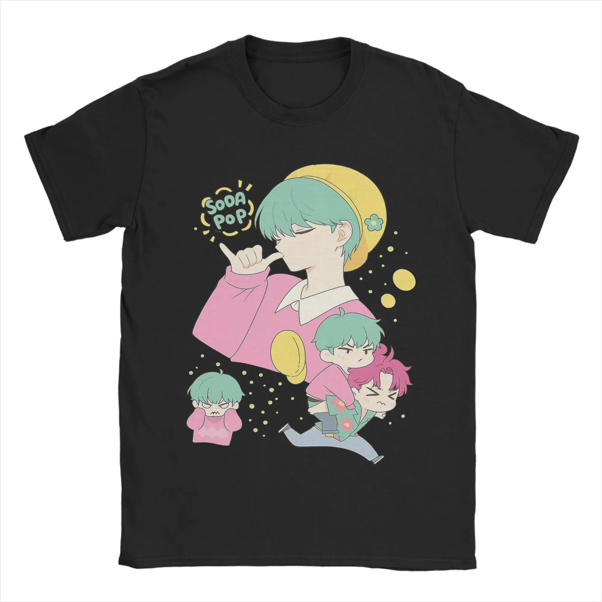 

Men's Soda Pop Huntrix Boy Kpop Demon Hunters Saja Boys T Shirts 100% Cotton Tops Short Sleeve Crew Neck Tees Plus Size T-Shirt