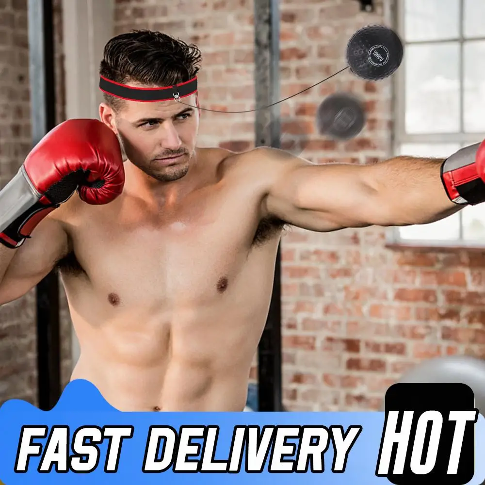 كرات الملاكمة العاكسة كرات الملاكمة مع عقال اللكم سرعة القتال مهارة وتنسيق اليد والعين لوازم فنون الدفاع عن النفس