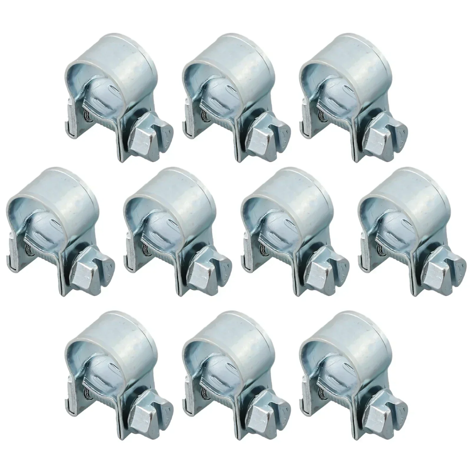 10Pcs Hose Fuel Hose Clip 7-20mm Carbon Steel Oil Water CPU Air Gas Pipe Fixing Tube Clamp Metal Fastener Hardware