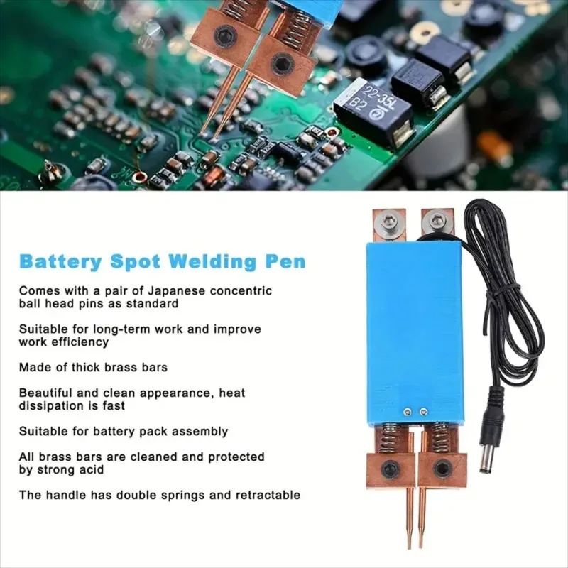 ZEXEF DIY Spot Welder Pen Hand-held 18650 Battery Spot Welding Pen MachineAutomatic Trigger Electric Iron Tools