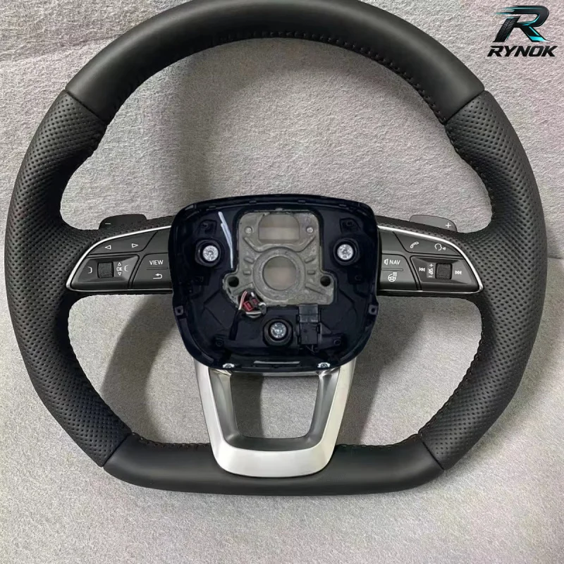 Custom Leather Carbon Fiber Shift Steering Wheel for Audi Q3 Q5 Q7 Q5L A3 A4 A5 A6 A7 LED Suede Sport Edition High Quality