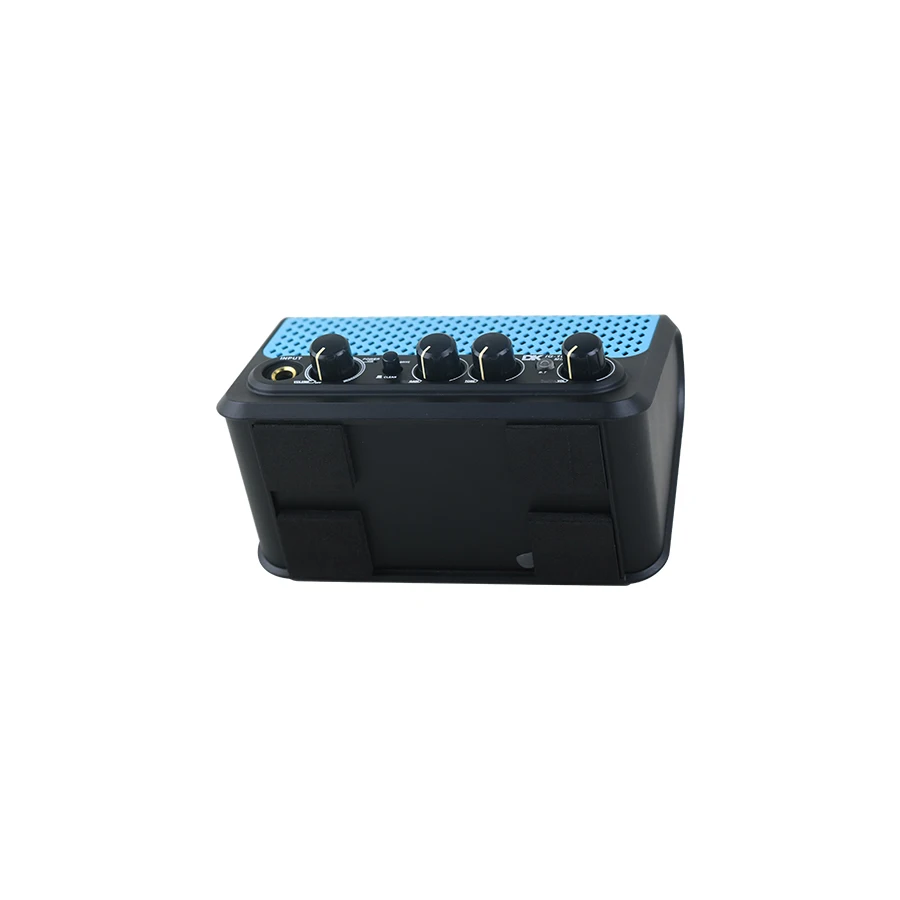 DK-iG-10Mini Electric Guitar Amplifier, 20W Output, 2 Channels, Clean, Distortion, Bluetooth, Aux In, 2000mA Battery