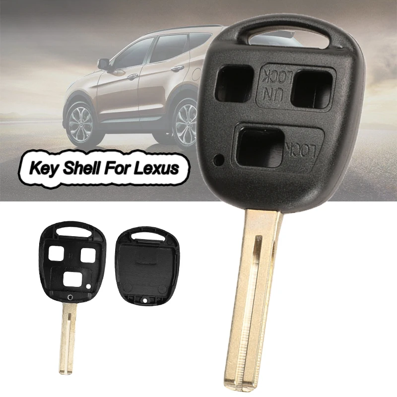 Замена корпуса дистанционного ключа DIYKEY для Lexus LS LX SC GX IS RX ES GS 300 400 430 470 400H Корпуса автомобиля TOY48 39 мм