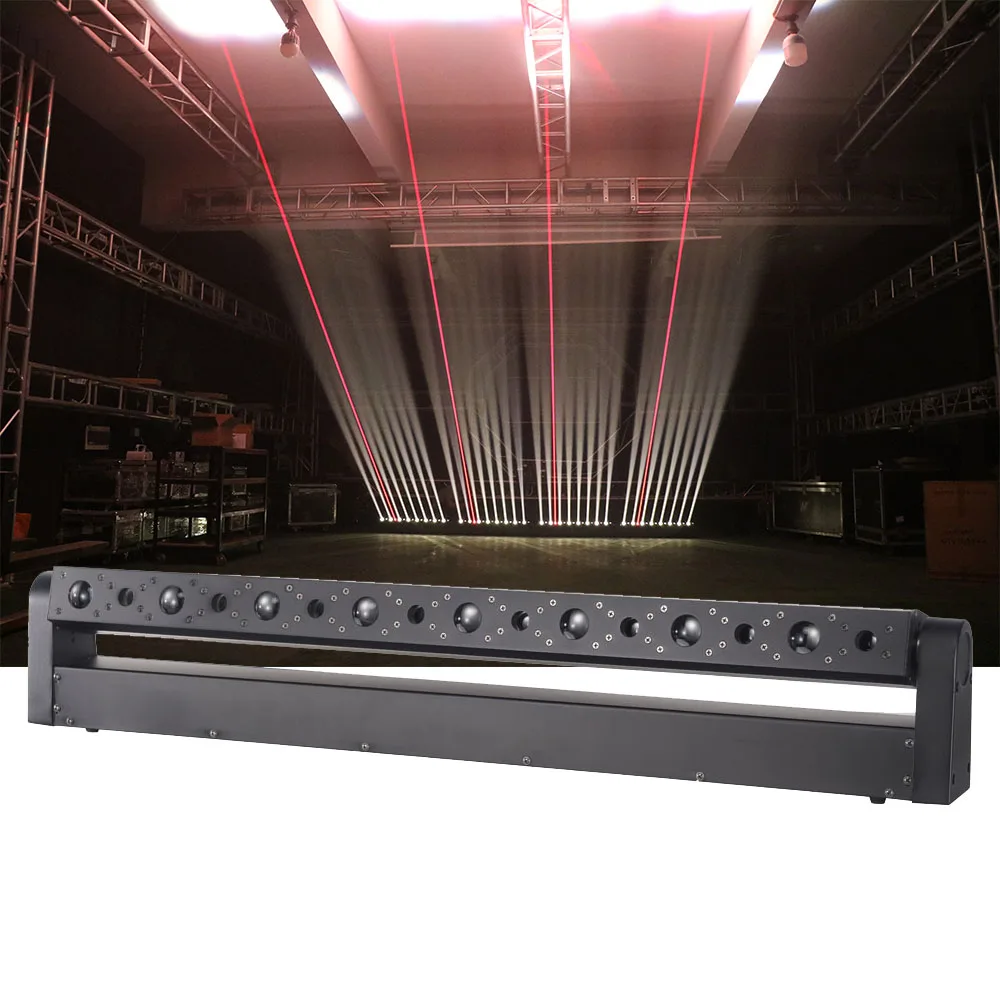 TR1650 stage light 8*500mw red laser + 8*3w white moving laser beam bar