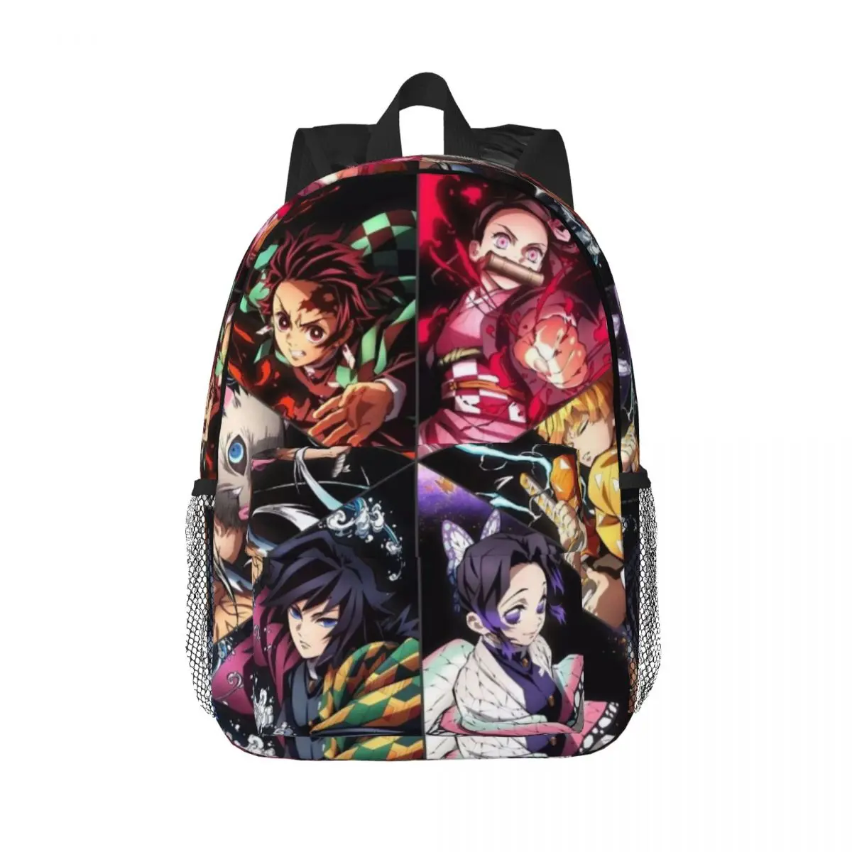 Demon Slayer Kimetsu No Yaiba Printed Lightweight Casual Schoolbag For School, Outdoor, Shopping, Office 15inch