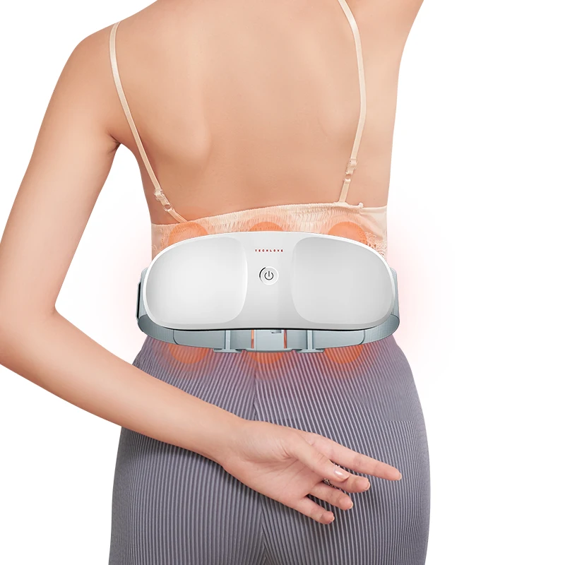 Women Waist Massage Belt Menstrual Heating Pad Heating Lumbar Traction Back Pain Relief Electric Device Waist Massager