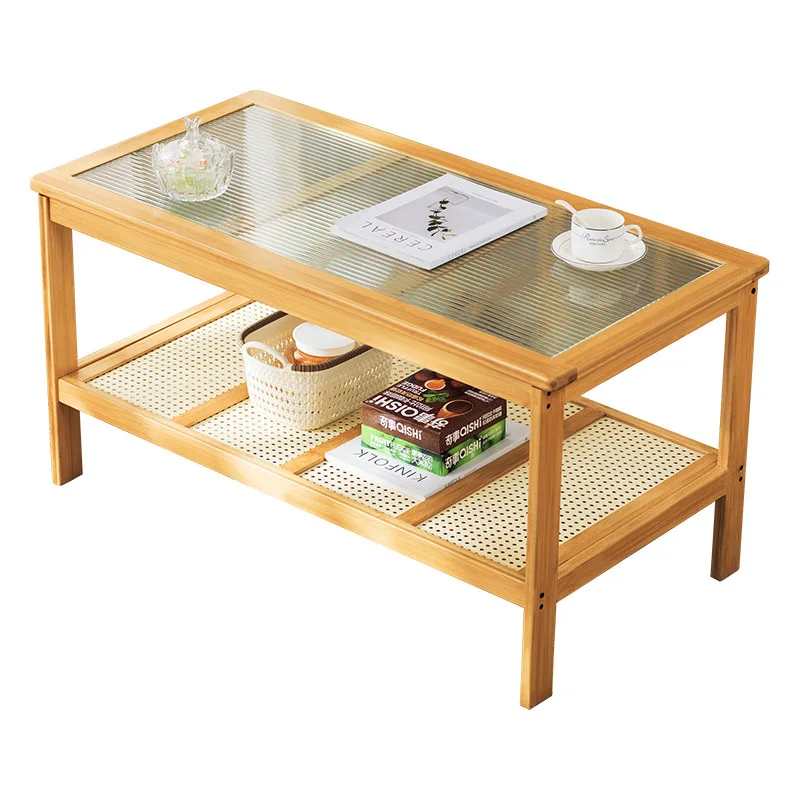 

Generation of simple glass household living room coffee table tea table minimalist style small apartment