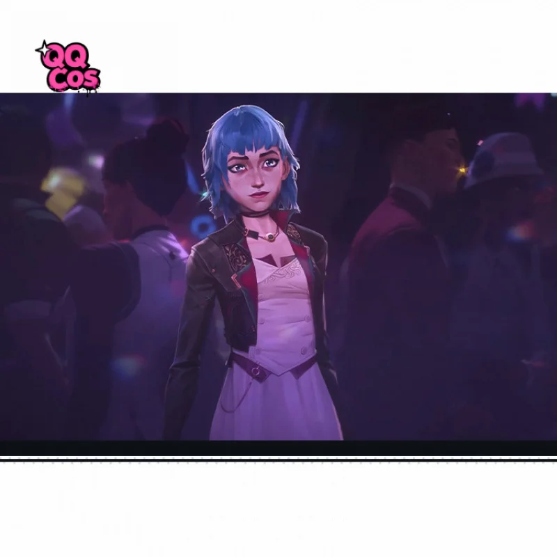 

LOL Powder Cosplay Costume Halloween Carnival Party Christmas Play Role Clothes Clothing QQ Cos