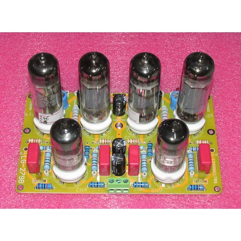 

FOR 6N2 + 6P15 beautiful sound of American Dynaco Dali amplifier push-pull line stereo amplifier board LG279C, power up to 10W