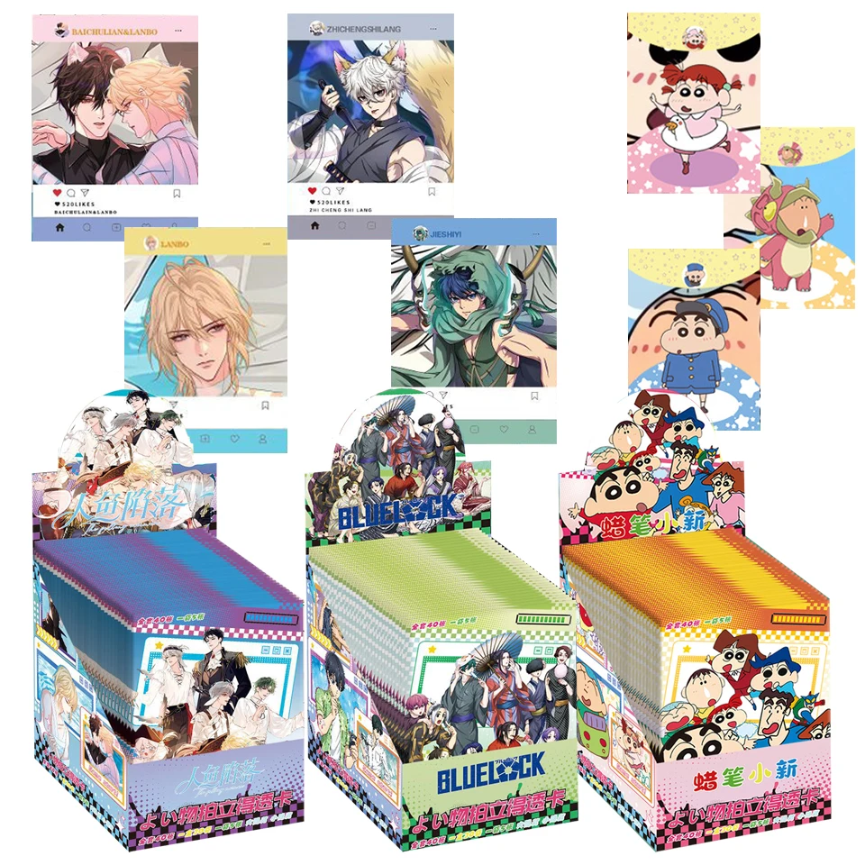

Cartoon Peripheral Anime Characters Collection Cards Classic Designs Exquisite Hobbies Birthday Gifts for Cartoon Enthusiasts