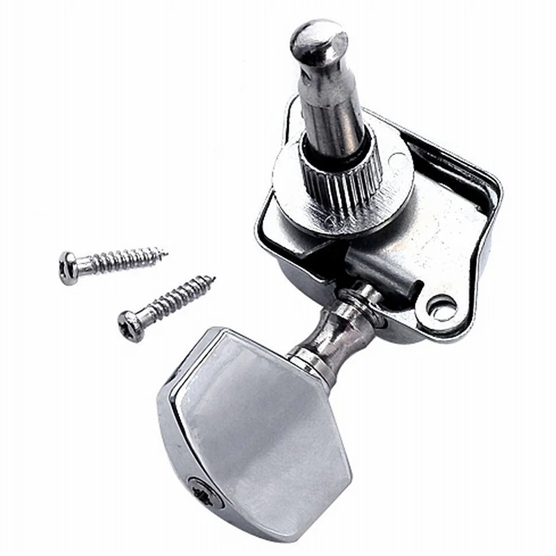 Guitar Tuning Pegs Open Machine Heads Tuners Keys Oval Button Acoustic Semi-Closed 1-3 String For Guitar  String Button Parts