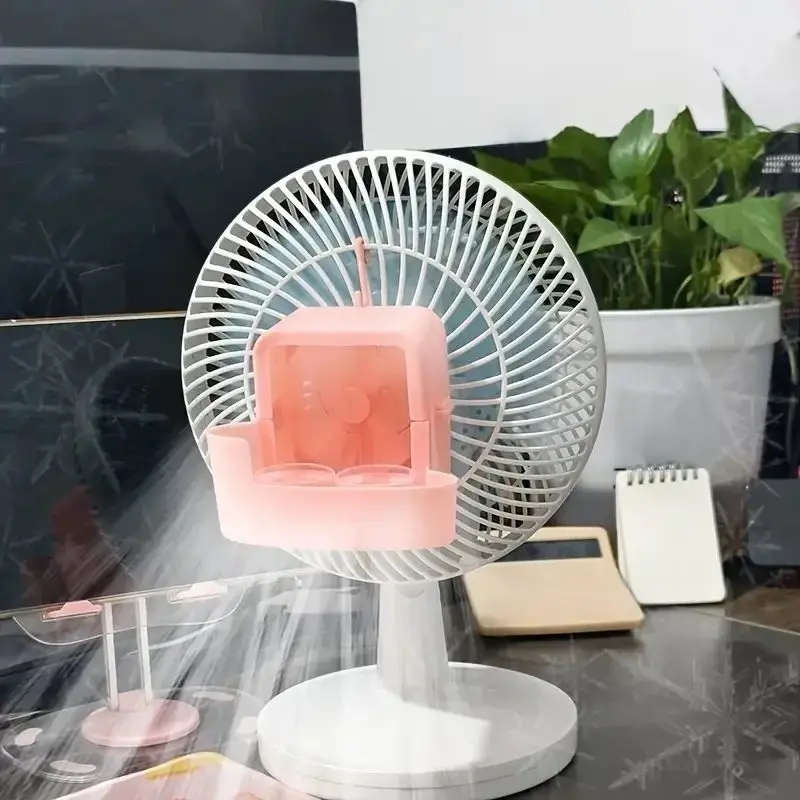 Electric Fan Cooling Storage Box Ice Storage Box Fast Cooling Portable Household With Hanging Hook For Electric Fans Ice Holders