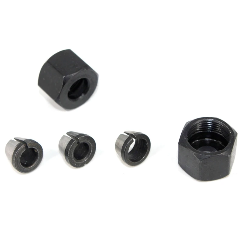 Router Collet Set com Chuck Heads, Adaptador para Brocas, Gravura, Corte, Máquina de Escultura, Roteador Elétrico, Fresa, 8 Pcs