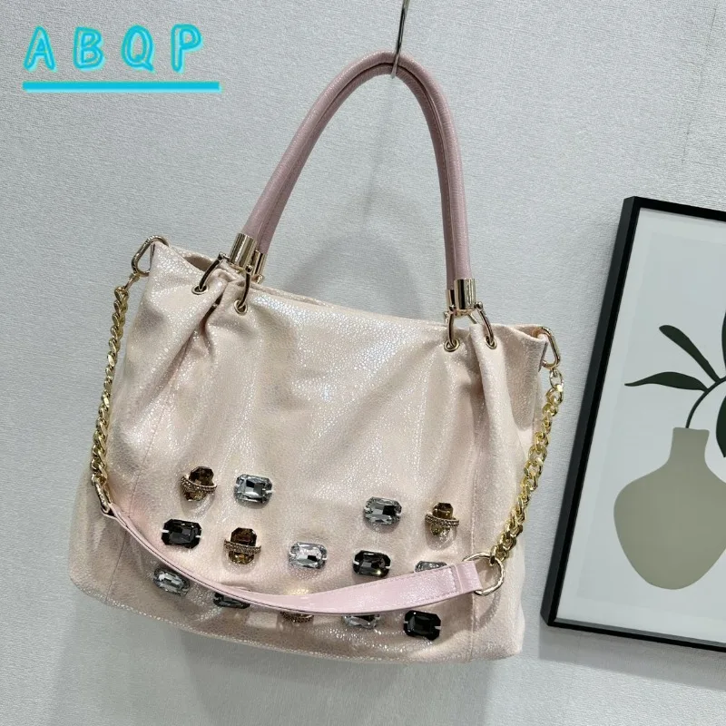 

Women's Diamond-encrusted Handbag Luxury Brand Diamond-encrusted Shiny Women's Shoulder Bag Fashion Women's Bag Large Capacity