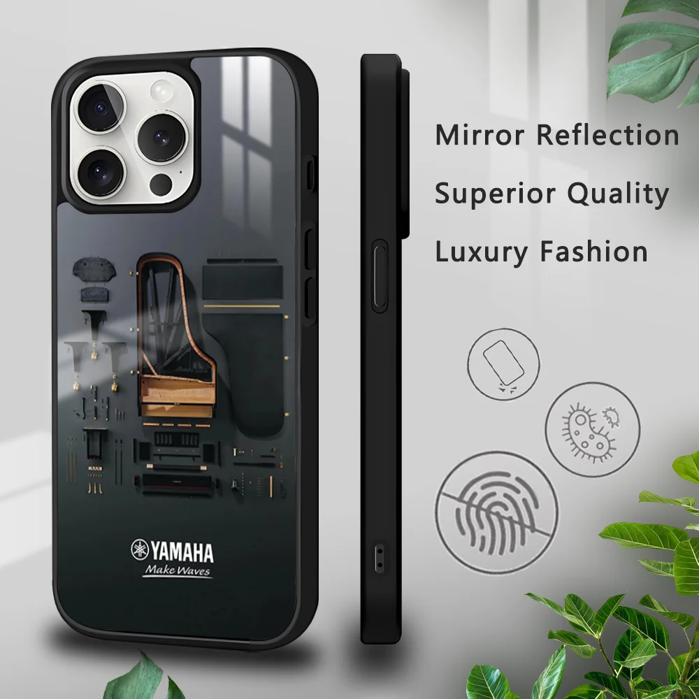 Fashion Y-Yam-aha P-Piano Phone Case For iPhone 16 15 14 13 12 11 Pro Xs Max Mini Plus Celulares Hard Funda