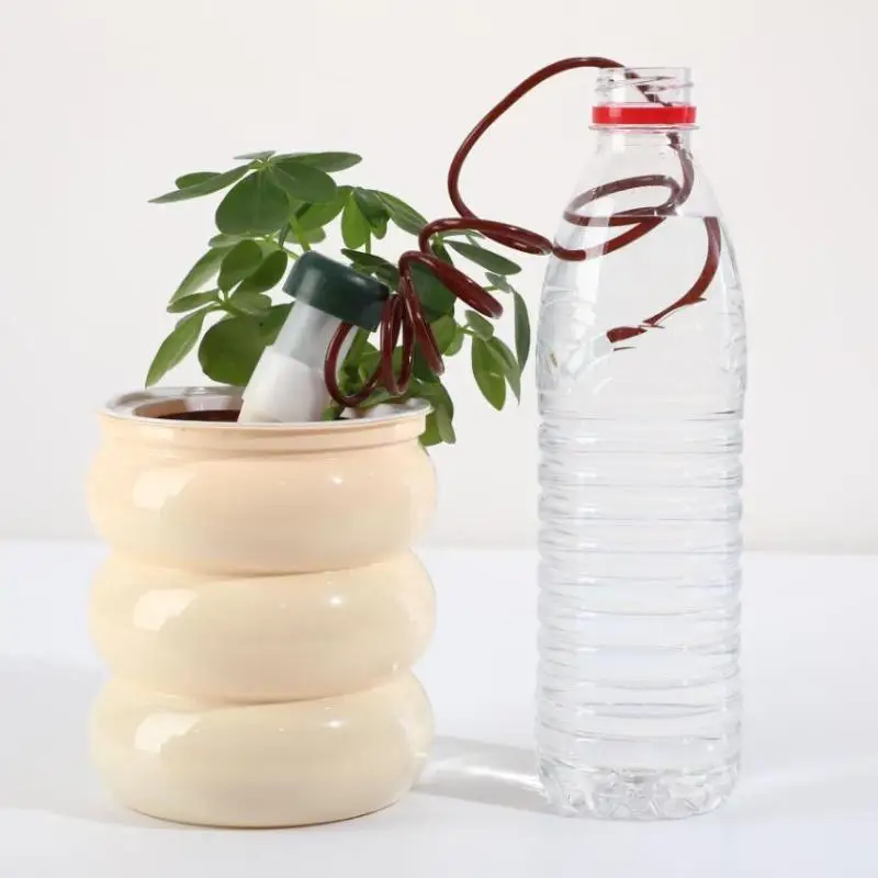 Flower Potted Automatic Watering Irrigation Device Drip Plant Waterer Gardening Tool Ceramic Drip Irrigation Device