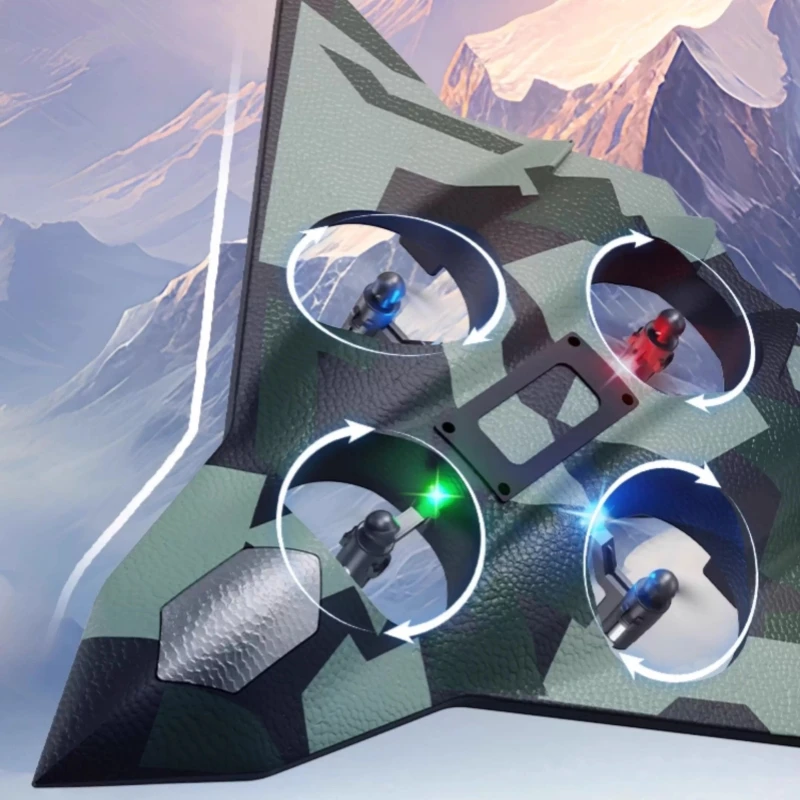 新しいリモコンドローン子供のおもちゃ 2.4 グラムスタントグライダーカラフルなライトフォーム飛行機クールなクリスマスギフト誕生日ギフト