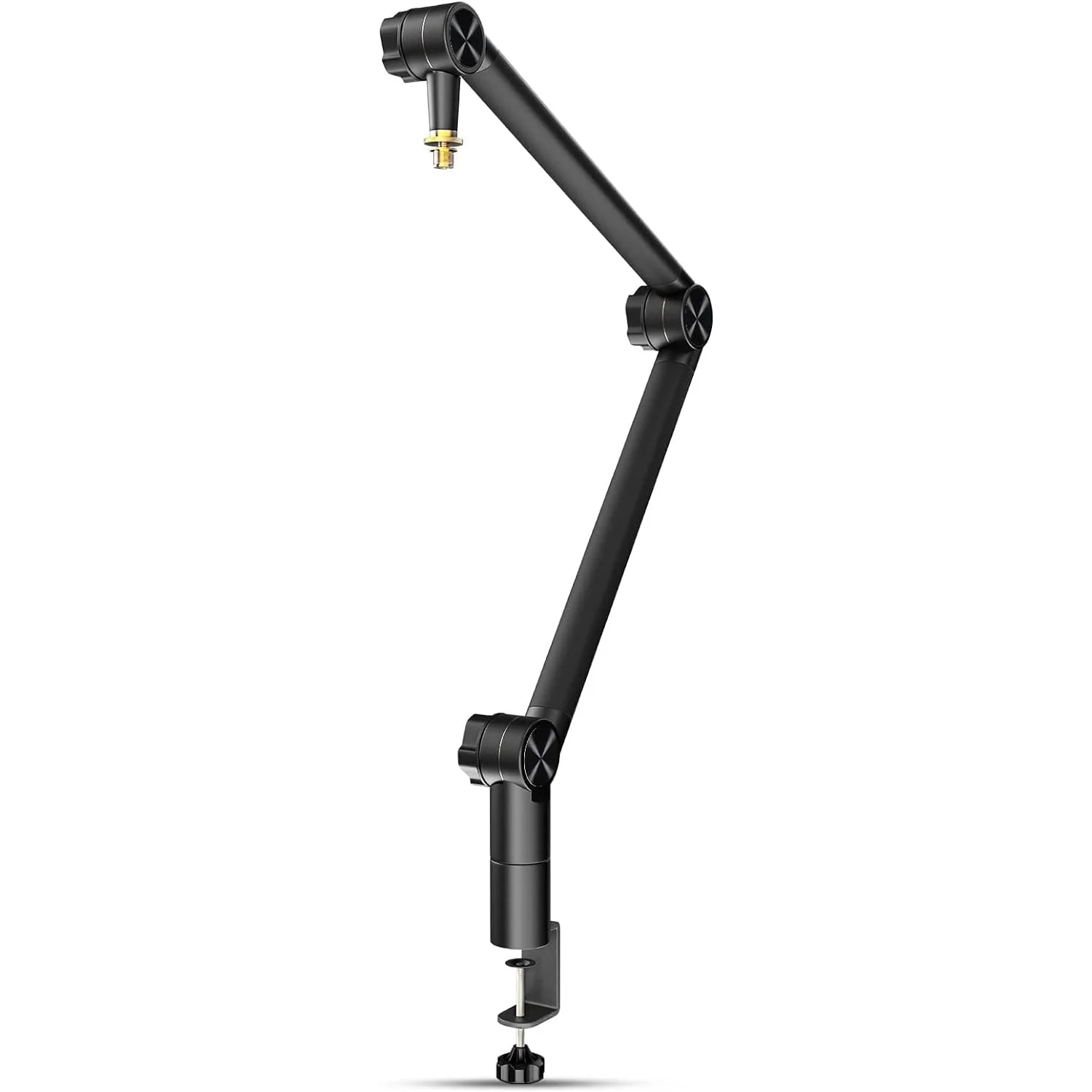 

Microphone Boom Arm, Sturdy Stable Adjustable 360° Mike Arm Mic Boom Arm Stand for YouTube Broadcasting Equipment