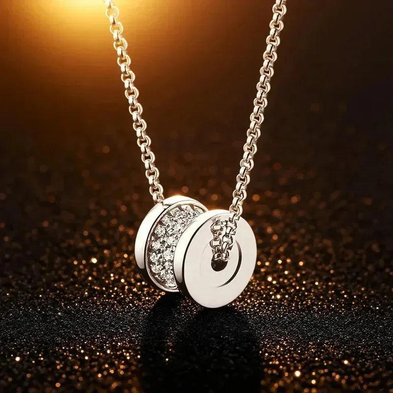 

Roseie 2026 S925 sterling silver zircon delicate pendant for women, students, girlfriends Party as jewelry gifts for weddings.