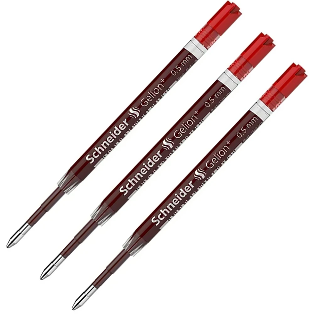 3 قطعة شنايدر G2 جيليون + عبوات أقلام جل لقلم الكتابة القابل للسحب 0.5 مللي متر حبر أسود أزرق G2 اللوازم المكتبية القياسية الأوروبية