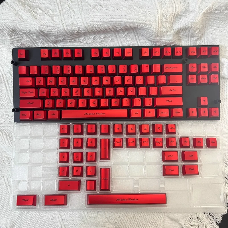 

Sanmu Palace Flower Metal Keycap Electrophoretic Wine Red Newly Launched Suitable for Wooting 60/64/80 Rog 75K Customization