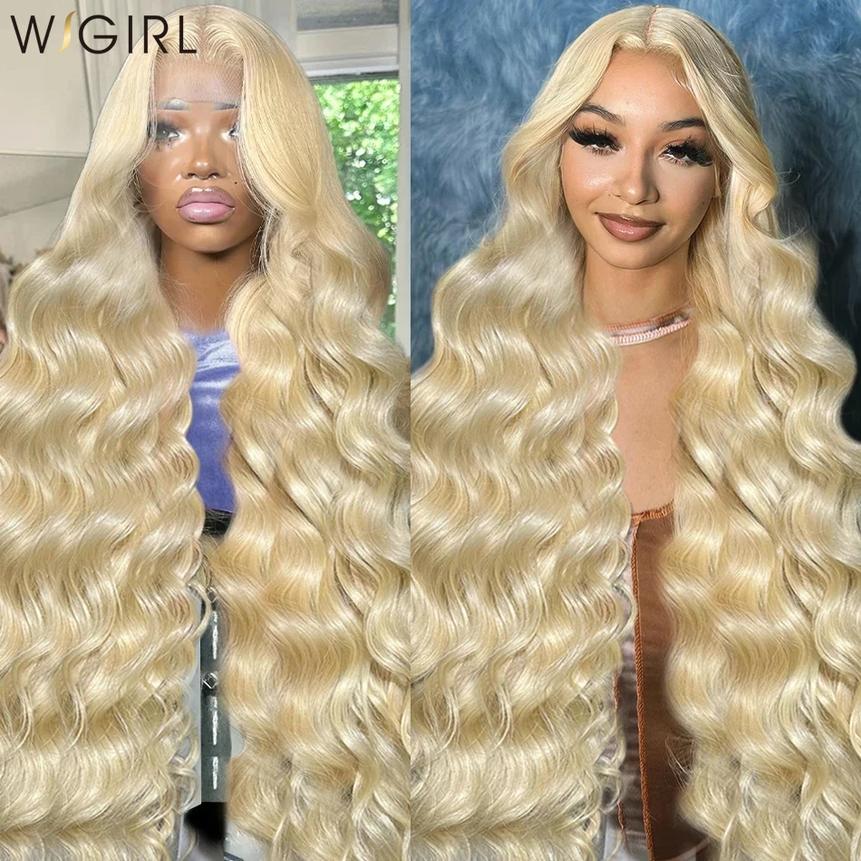 Wigirl Body Wave Honey Blonde 13x4 Lace Frontal Human Hair Wigs 250 Density Remy 613 Colored 13x6 Lace Frontal Wig For Women