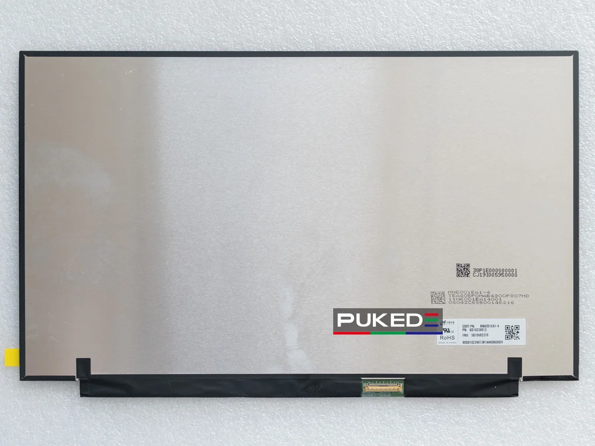 Imagem -03 - Painel da Tela de Exposição do Lcd do Portátil Mne001ea14 Apto Mne001ea11 140 Uhd 3840*2160 40pin Edp Fru: 5d10v82379 Ips Non-touch