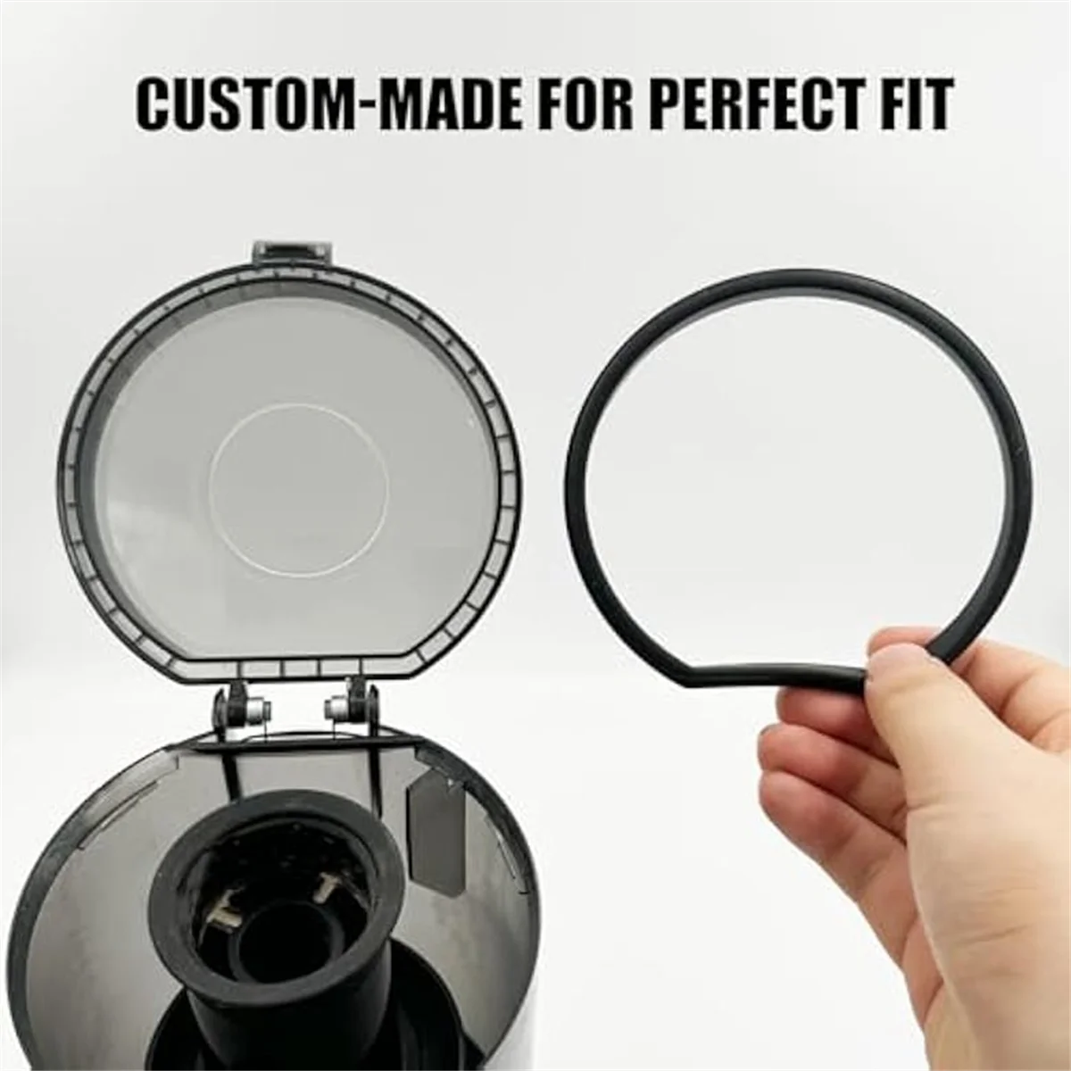 M17K 2PCS Replacement Gasket Stick Vacuum Cordless Dust Bin Lid,Seal Attachments for Ryobi 18v PCL720, PBLSV716, PBLSV717