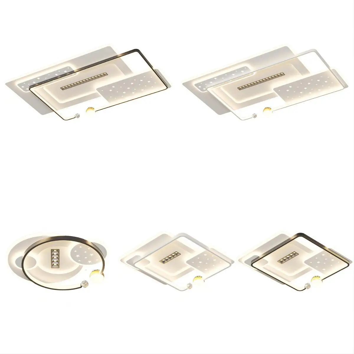 

Luxury living room ceiling light full spectrum eye protection ultra-thin energy saving