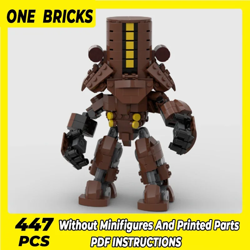 MOC Building Bricks of Monster Robot, Blocos Modulares, Brinquedos de Montagem, Modelo de Filmes, Modelo Popular, Presentes DIY, Tecnologia, Presentes de Natal