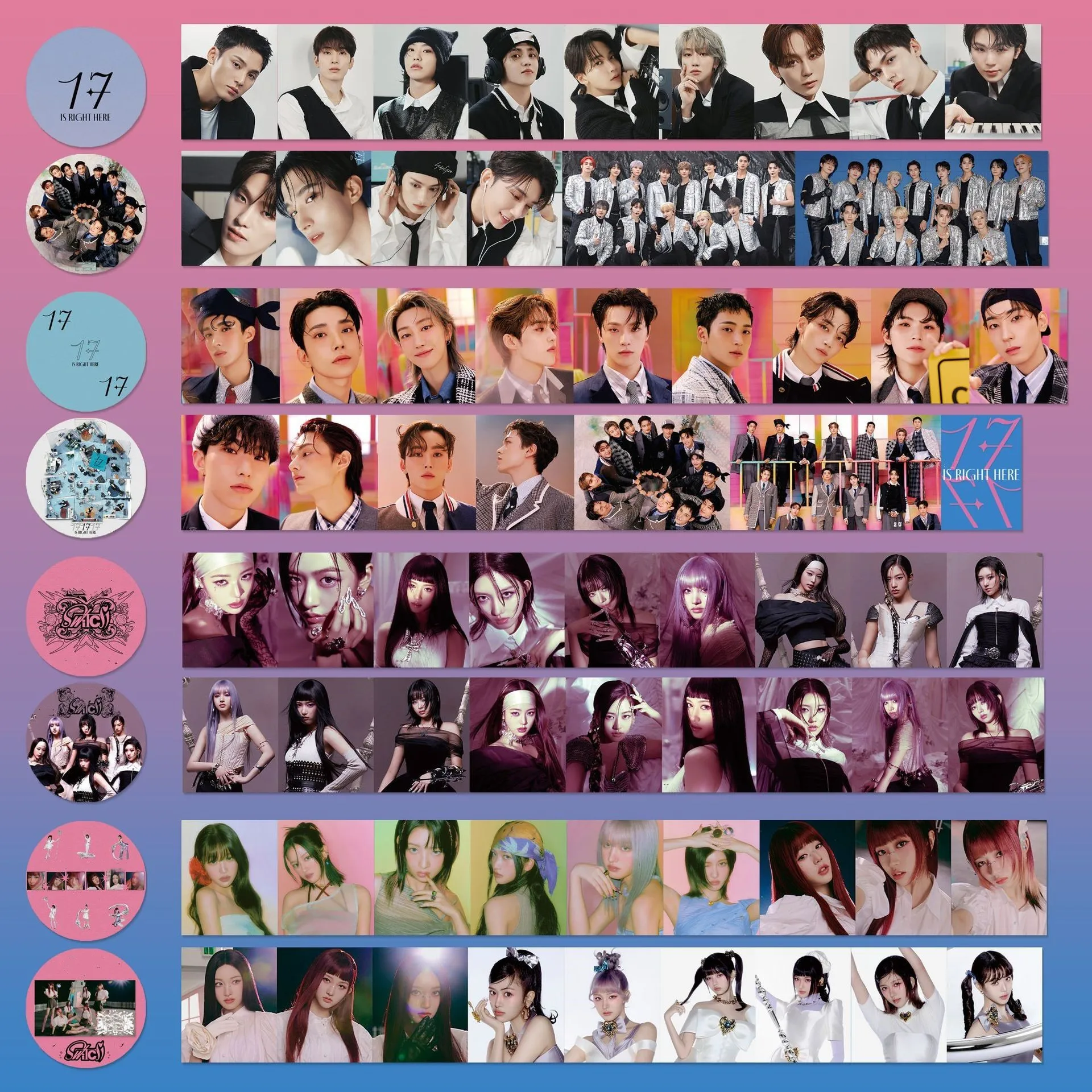 

Kpop 17 Washi Tape 5M Hand Account Stickers Phone Luggage Notebook INS Graffiti Creative Adhesive Tape Decoration Fans Gift