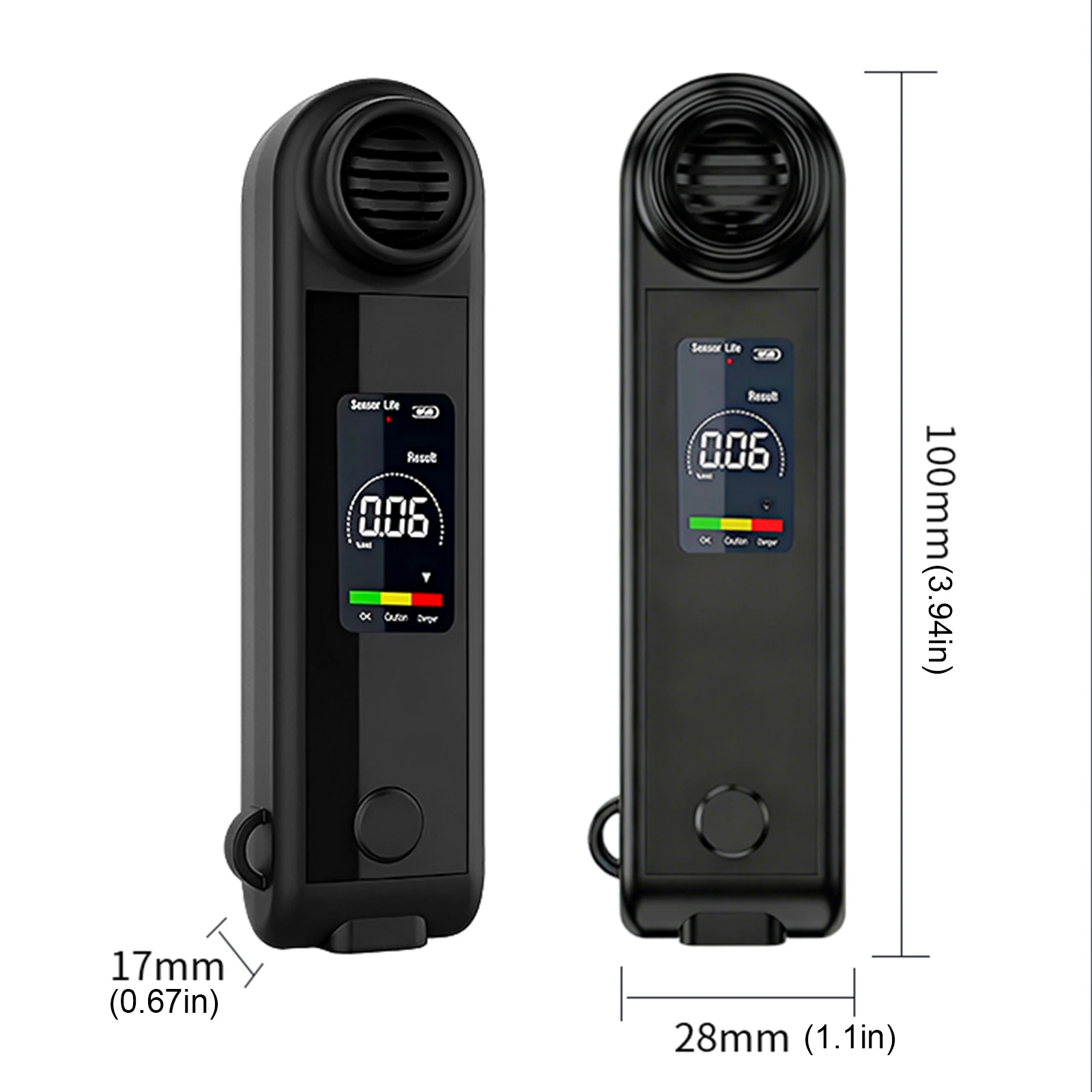 LCD شاشة ديجيتال عدم الاتصال الكحول متر دقة الكحول أداة تشخيصية الكحول اختبار الكحول للاستخدام الشخصي