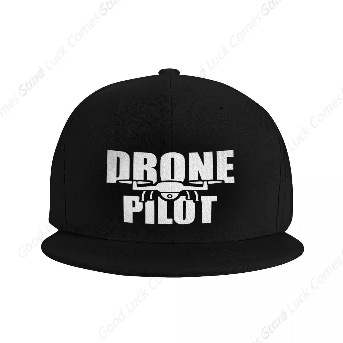 Drone Pilot Baseball Hat Flat Brim Bill Fitted Closure Full Close Hip Hop Basketball Tennis Golf Football Hiphop Outdoor Tourist