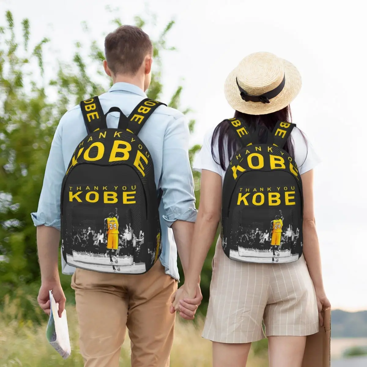 Ransel k-kobe Bryant Num 24 yang modis dan serbaguna, cocok untuk pria dan wanita, menampilkan pesona individu.