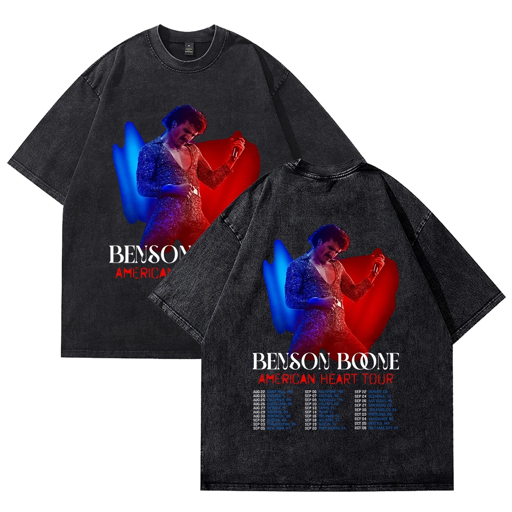 

Benson Boone T-Shirts Merch Summer Unisex Fashion Casual Short Sleeve Tee HipHop Cotton T-shirts Streetwear T-Shirt y2k Top