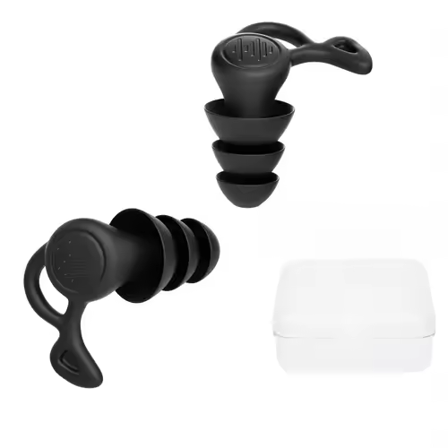 3 Layer Anti Noise Silicone Reusable Earplugs Waterproof Swimming Ear Plugs For Sleeping Diving Surf Soft Comfort Ear Protector - Image 2