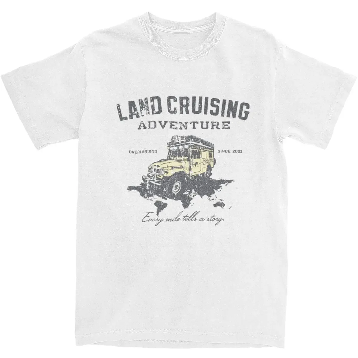 Overland Land Cruse 80 Off Road Outfits T-Shirt for Men Women Landcruising Adventure Casual Cotton New Arrival Tees