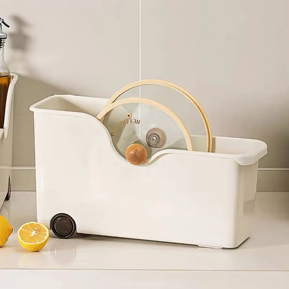 

Drawer Type Organizer Slide Out Kitchen Cabinet Sundry Box PP Clear Design Space Saving Sundry Organizer