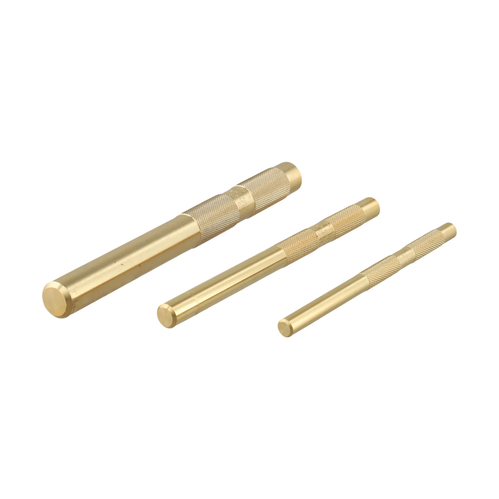 Brass Punch Set Hand Tool Punches Engineering Use Construction Projects High Machinability 3 Pieces Set Erosion Resistant view 5