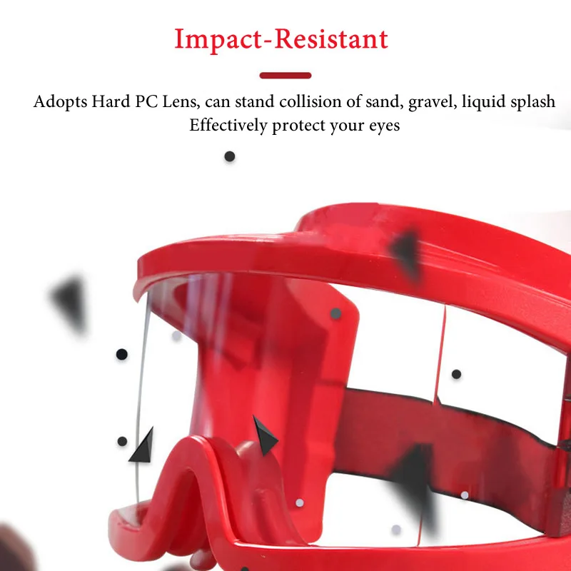 Firefight Fireproof Safety Glasses Anti-Splash Impact-Resistant Work Safety Protective Glasses For Fire Rescue Eye Protector