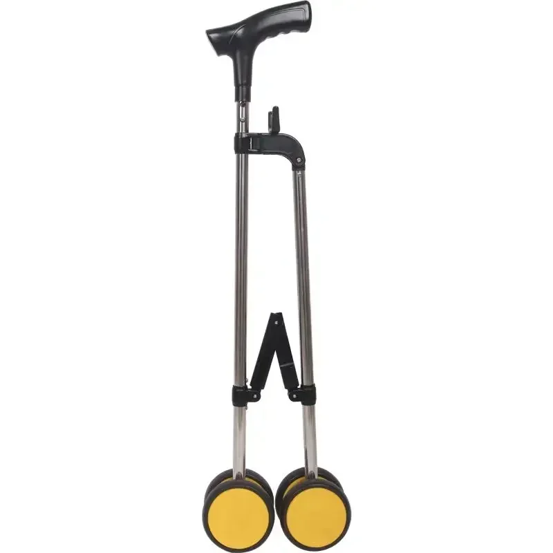 

light1.5KG Elderly Crutches with Wheels Moving Crutches Elderly Folding Crutches Helping Walk Crutch walkers for elderly