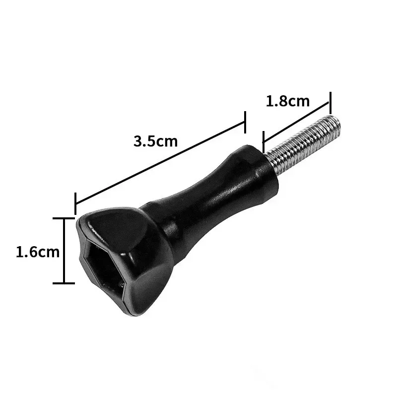 1Pcs Long Thumbscrew Compatible with for GoPro 12 11 10 9 Sport Cameras Easily Tighten and Loosen Screws Stainless Steel