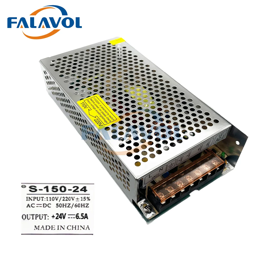 FALAVOL 110V 220V to DC 24V For Large Format Printer/CCTV/LED Strip Power Supply Adapter