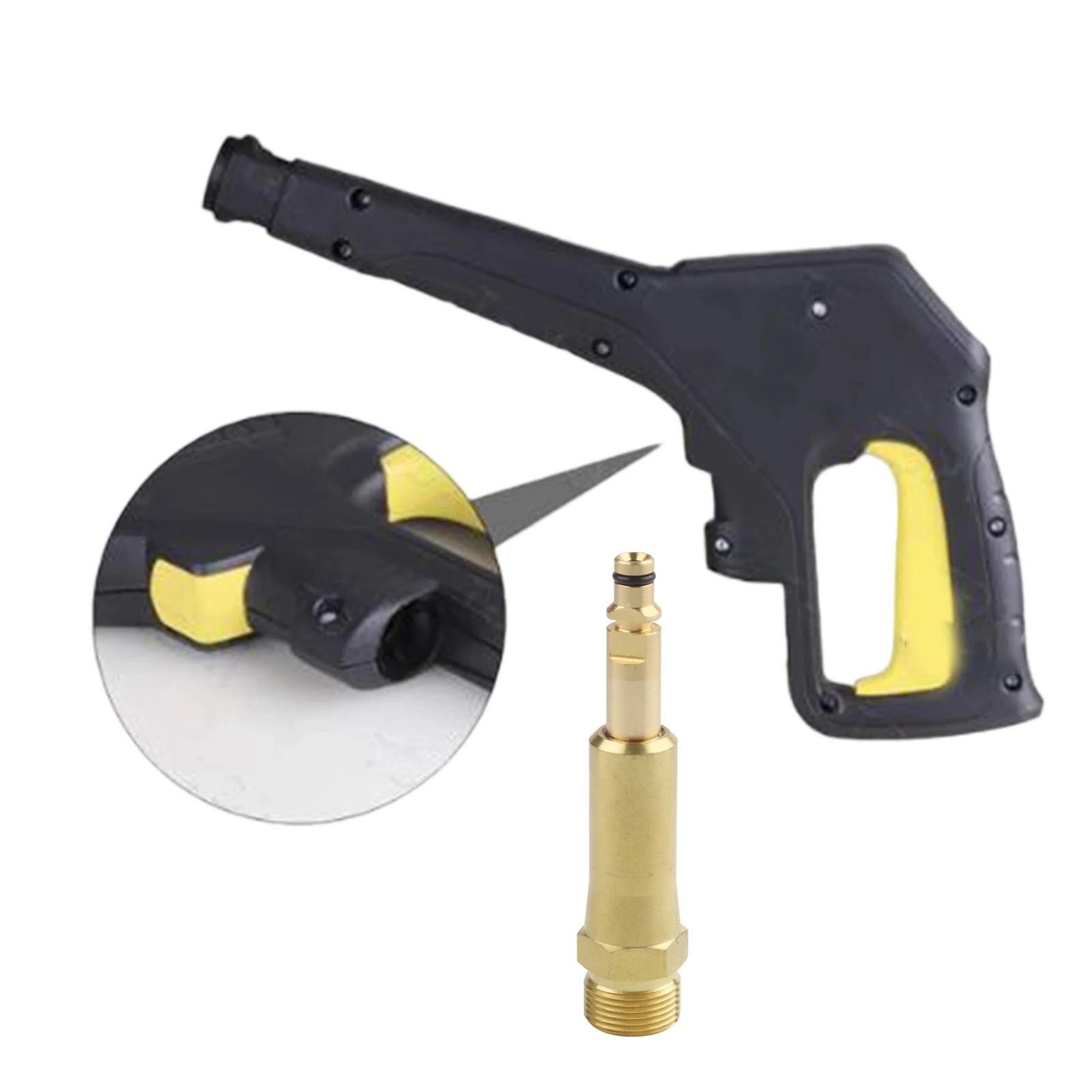 

Адаптер для мойки высокого давления Очистка высокого давления Компактный дизайн Простая установка Адаптер сопла для динамической очистки