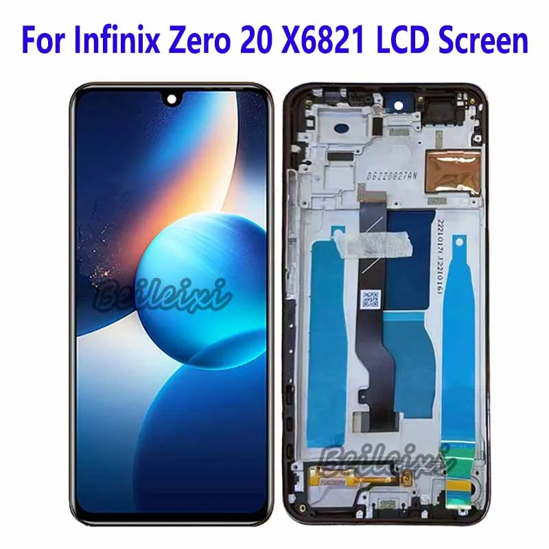 For Infinix Zero 20 X6821 LCD Display Touch Screen Digitizer Assembly Replacement Accessory