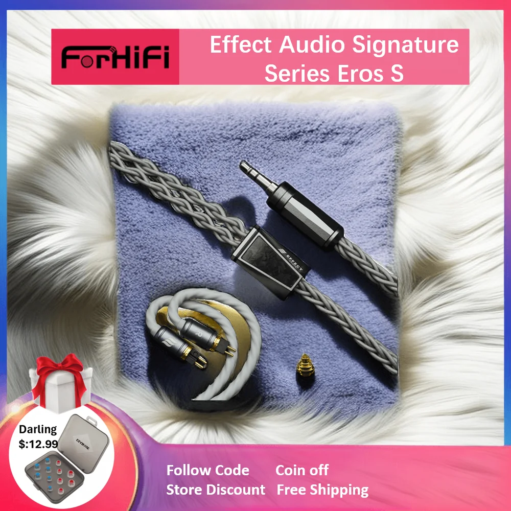 

Effect Audio Signature Series Eros S Earphone ConX 2Pin 0.78 / MMCX Cable Connector With Swappable Termination Plugs 2.5/3.5/4.4